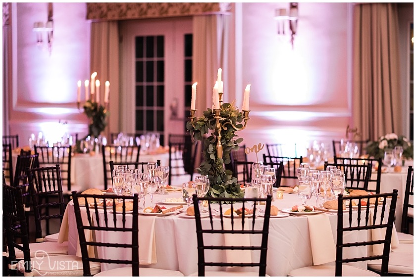 C.V. Rich Mansion - White Plains, NY - Wedding Tablescape
